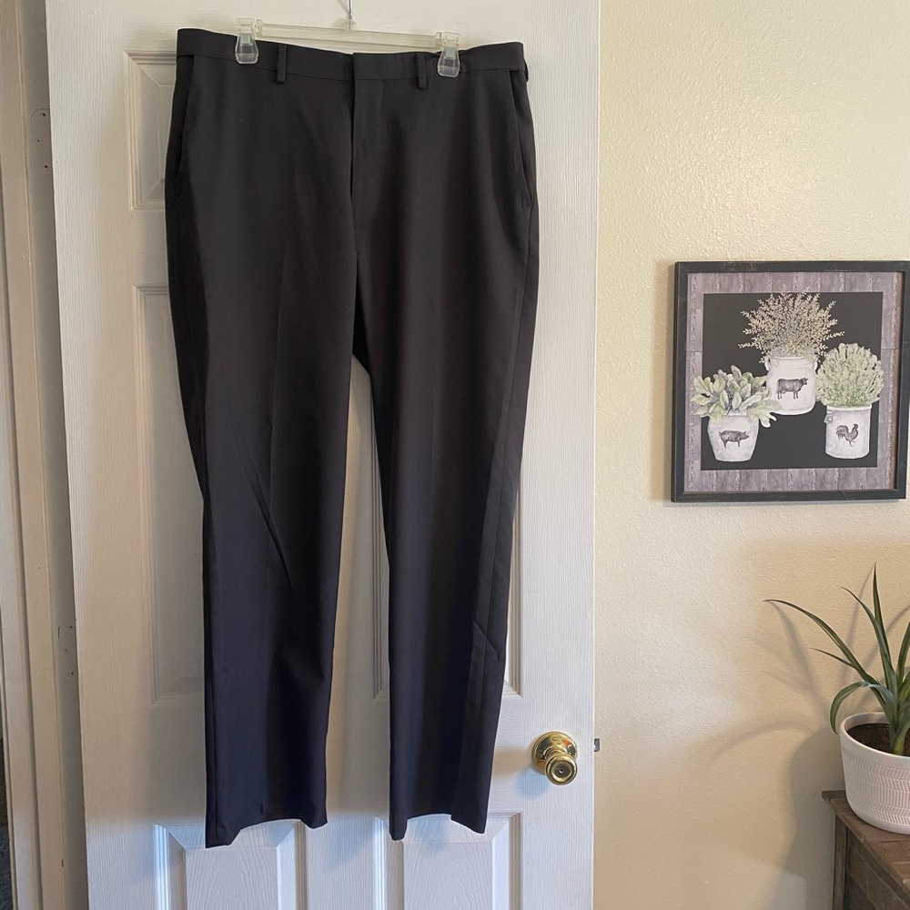 Men’s dressy slacks charcoal gray